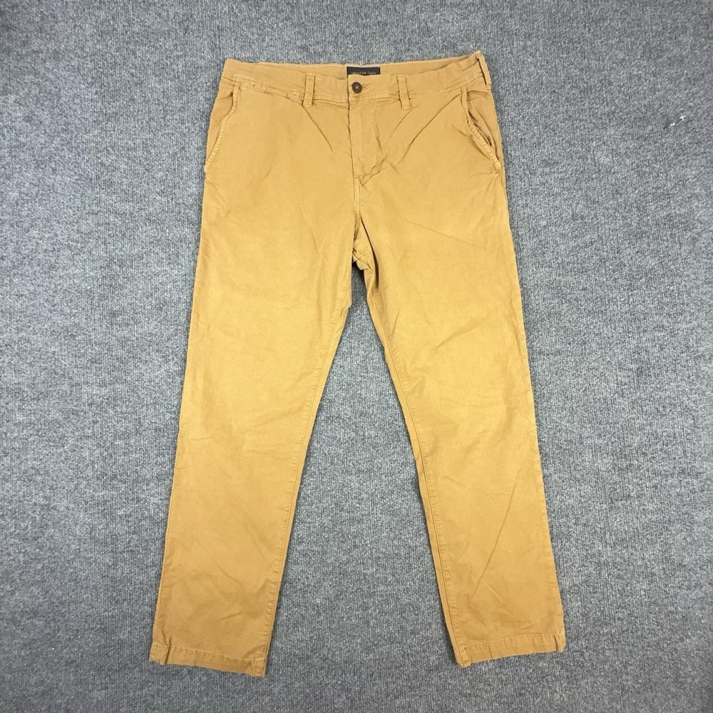 American Eagle Pants Mens 36x29 Beige NE(X)T LEVEL FLEX Chino Stretch Casual